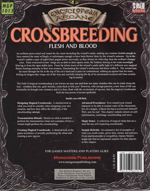 Dungeons & Dragons 3.5 - Crossbreeding - Flesh and Blood (B Grade) (Genbrug)